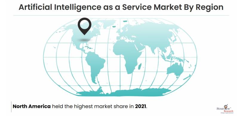 Artificial Intelligence as a Service Market by region